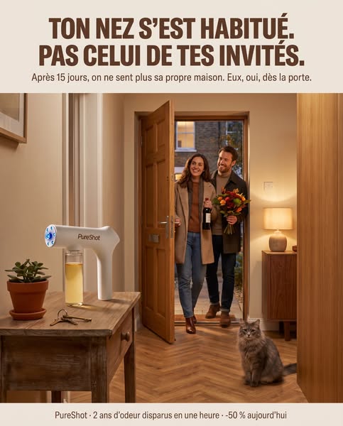 Élimine vite les odeurs de chien et chat !