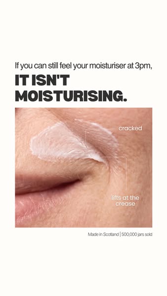 It isn't your age. It's what your cream is made of.
