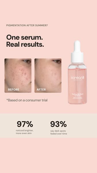 97% zag egalere huid