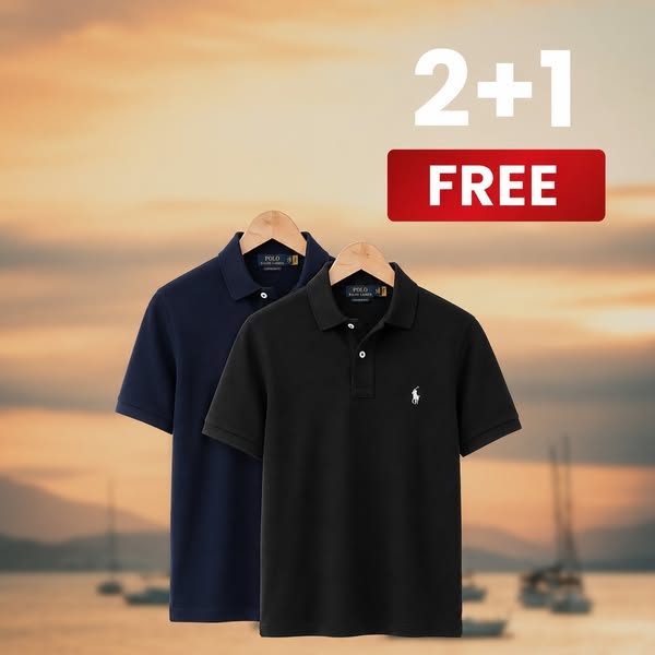 Buy 2 Polos, Get 1 FREE