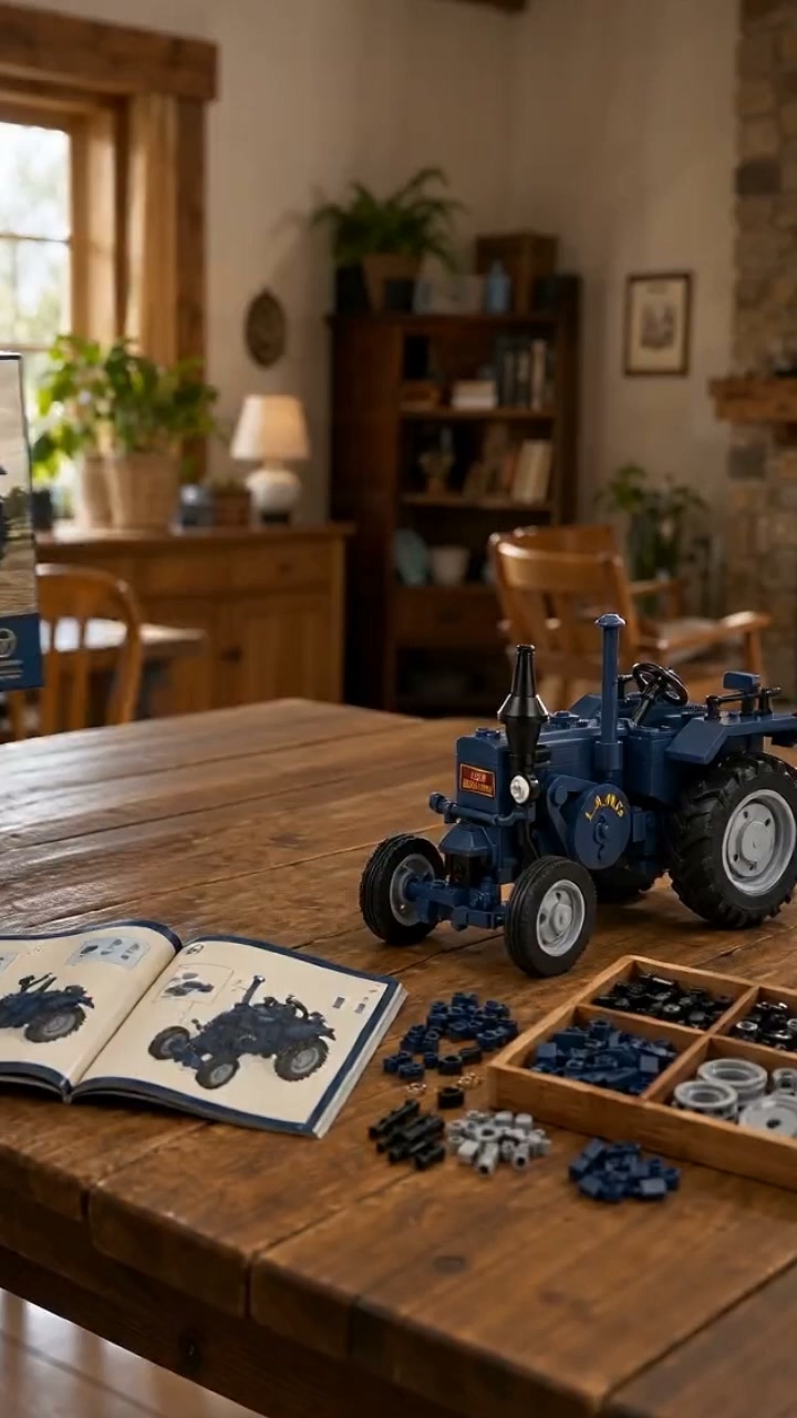 1921 Bulldog Hot-Bulb Heritage Tractor Building Set