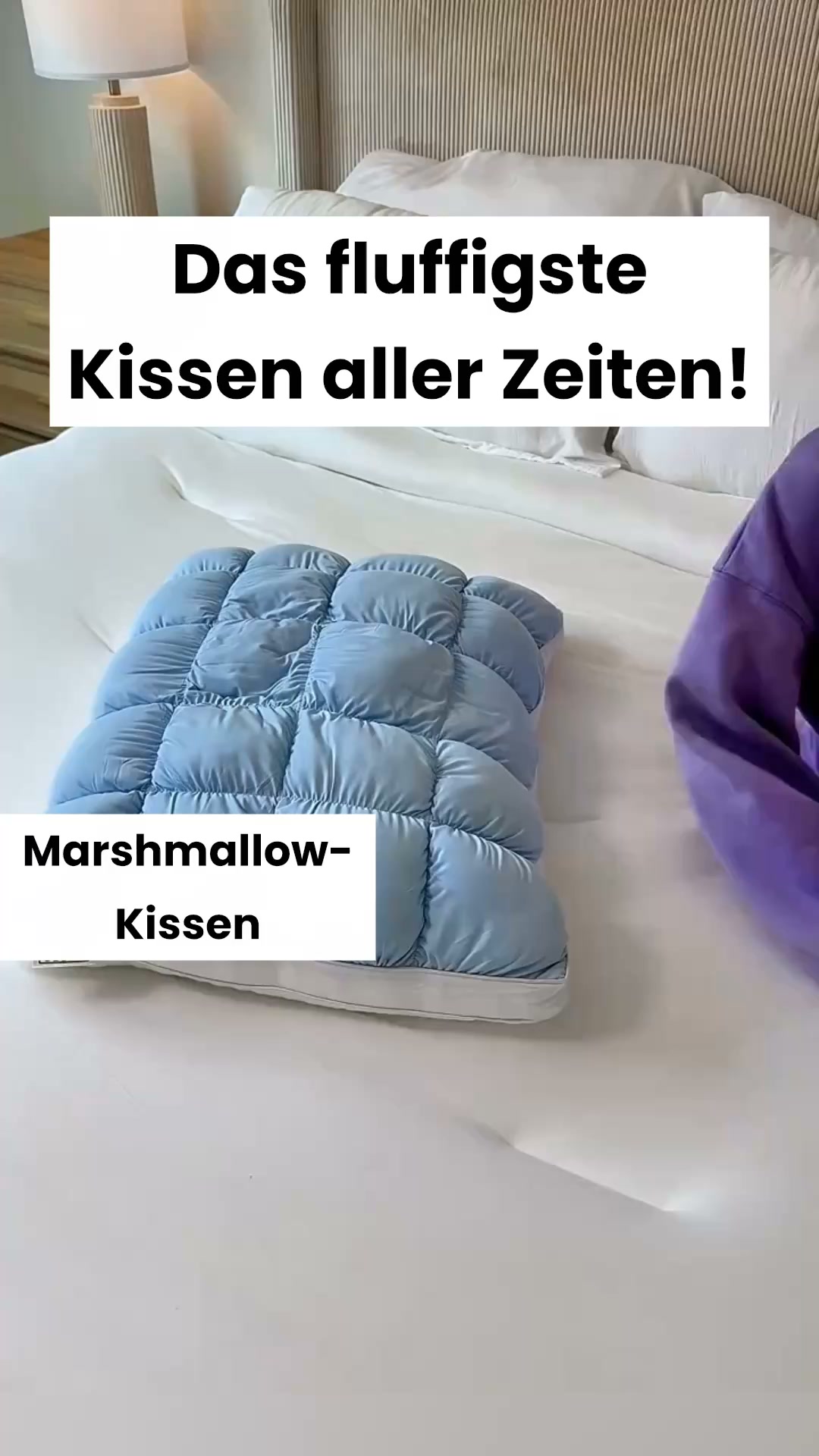 Das Kissen, das sich anfühlt wie Schlafen auf einer Wolke