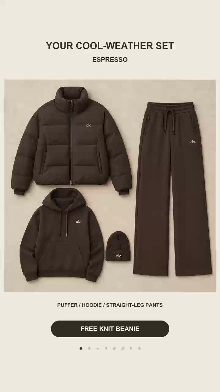 ALO Cloud-Soft Corduroy Puffer | 40% OFF