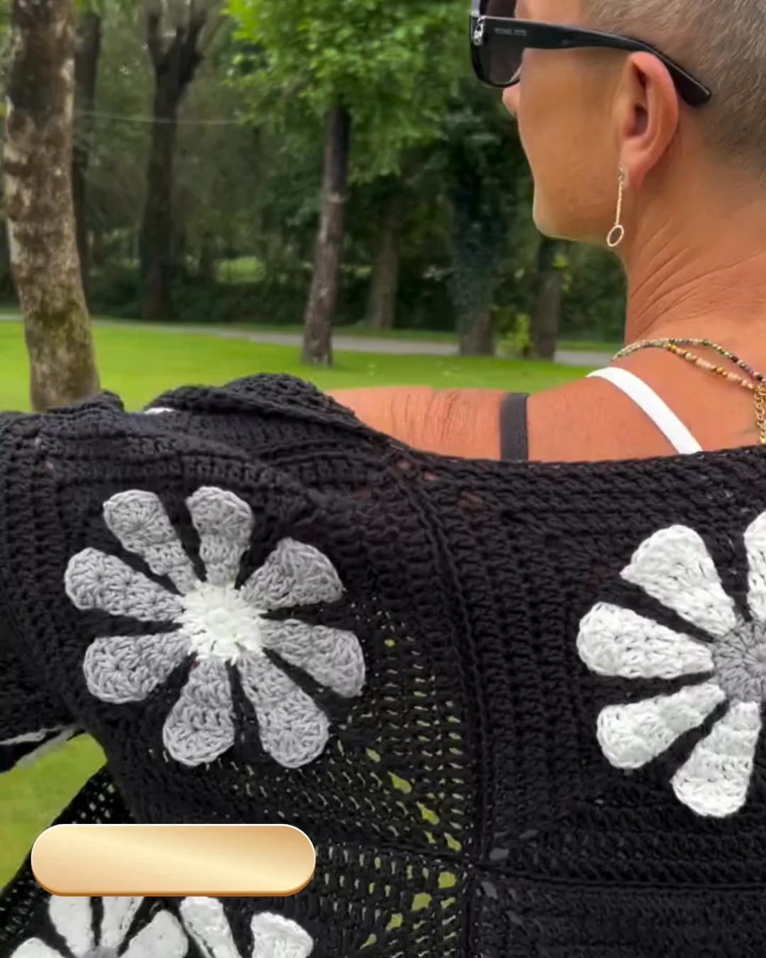 Vintage Daisy Cardigan Pattern