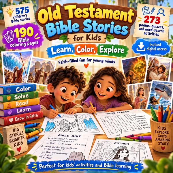 Kids Bible Stories with Resell Rights ( Old Testament)
