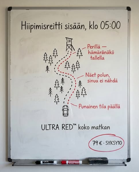 1 000 lumenia. Jopa 69 tuntia.