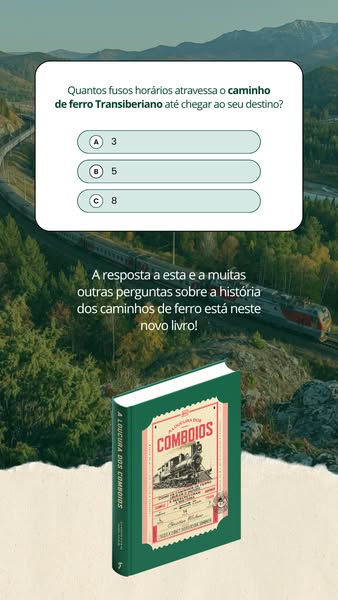 O melhor presente para os amantes de comboios