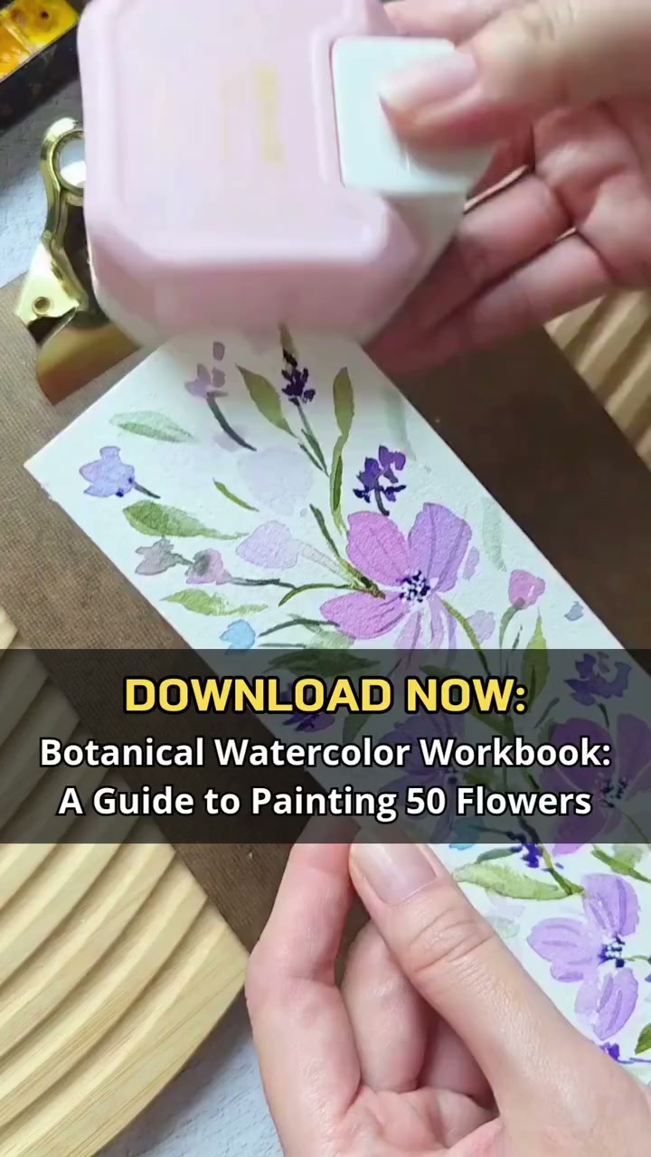 Paint Beautiful Watercolor Flowers Step by Step