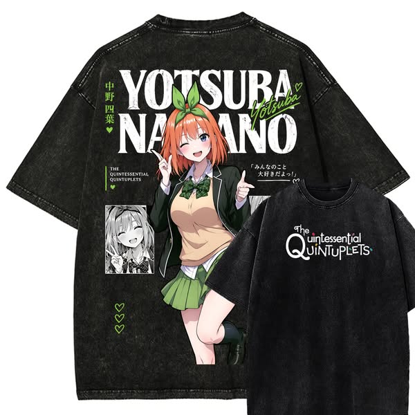 Shop Now->The Quintessential Quintuplets T-shirt