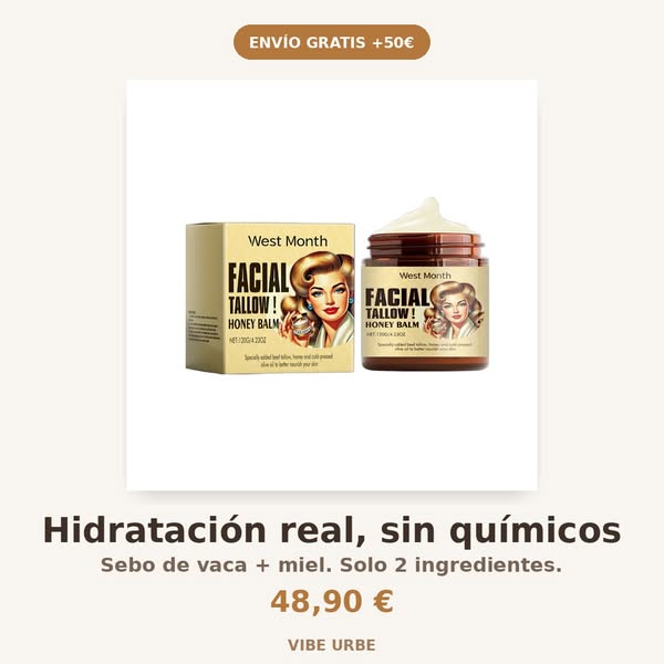 Hidratación real, sin químicos