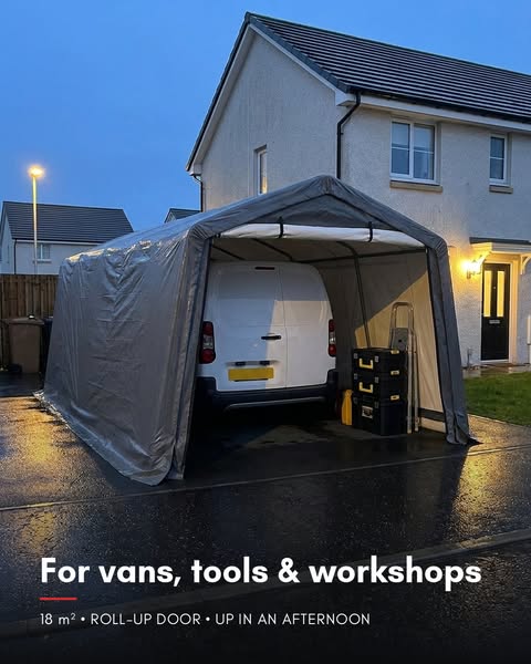 Portable Garage for Vans, 6m x 3m