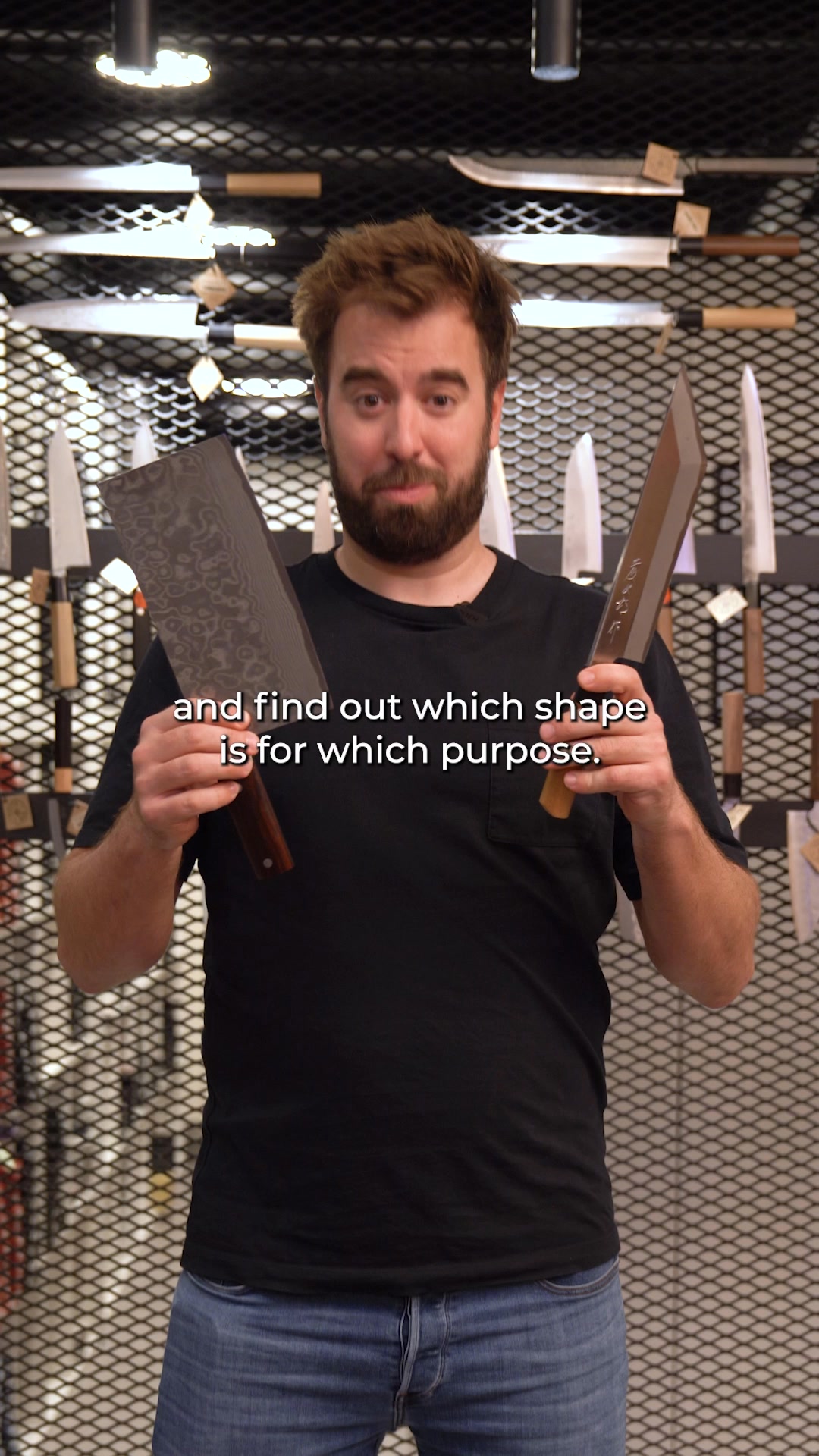 Explore the variety of Japanese knives.