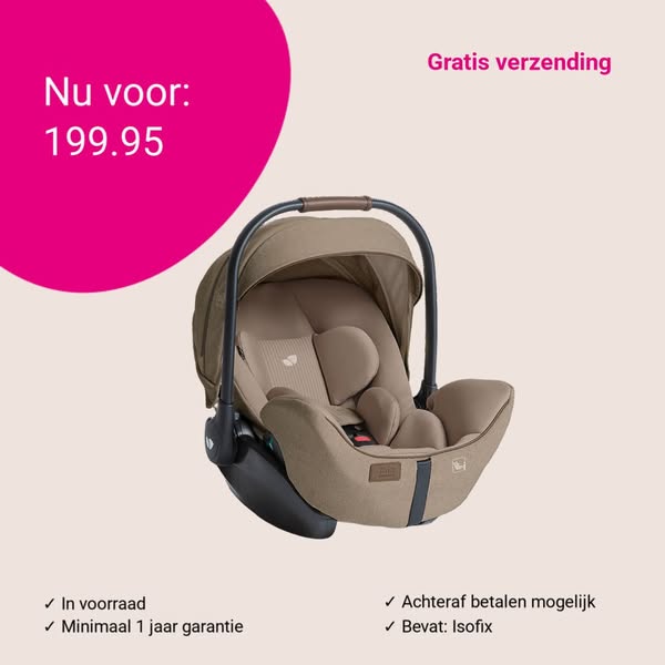 Autostoel Joie Signature i-Level Pro i-Size Sandstone