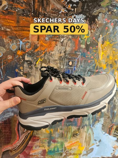 50% på Skechers
