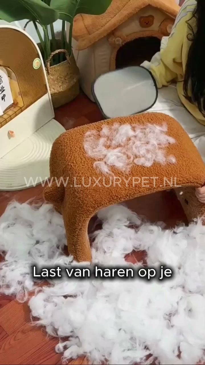 Weg met die losse dierenharen