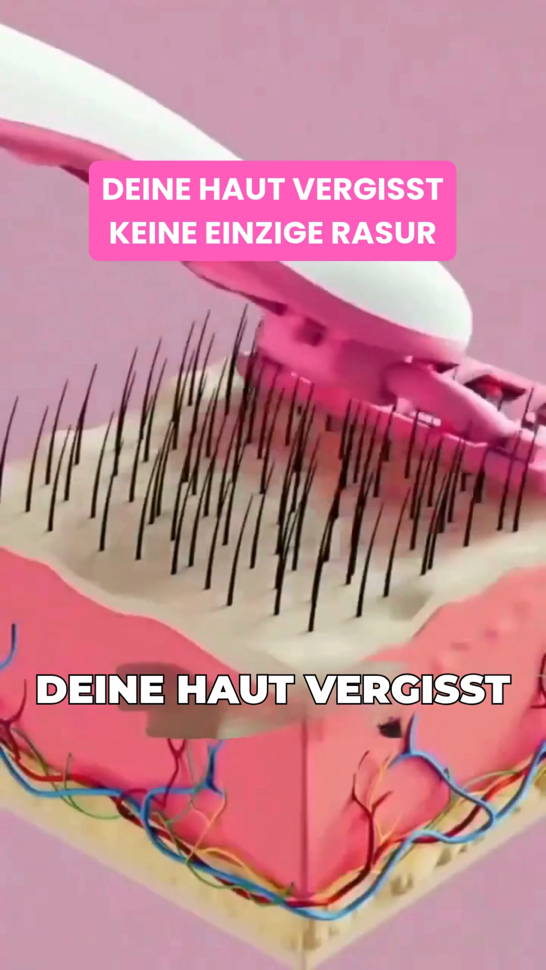 Glatte Haut ohne Rasierpickel