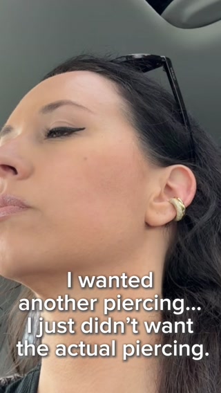 The pierced look, clipped on