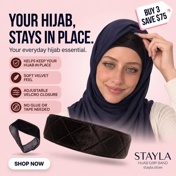 A Hijab That Stays Put, All Day Long