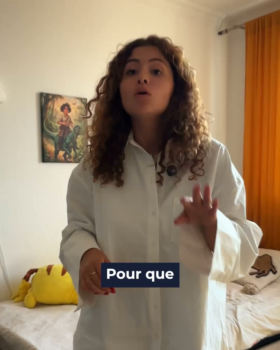 Le lit qui range la chambre.