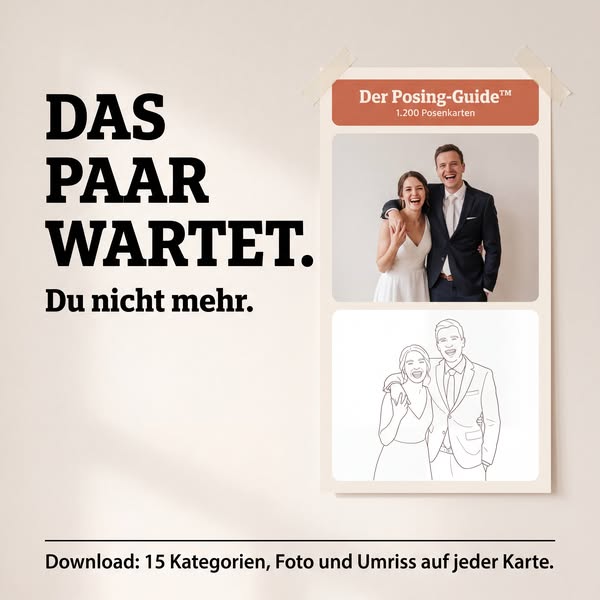 Das Paar wartet. Du nicht mehr.