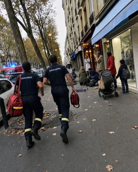 On ne mange pas sur la trottinette.