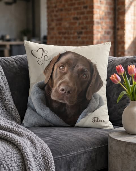 Personalisiertes Kissen