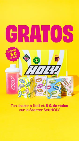 Obtiens 5 € de réduction avec le code « HOLY » !!