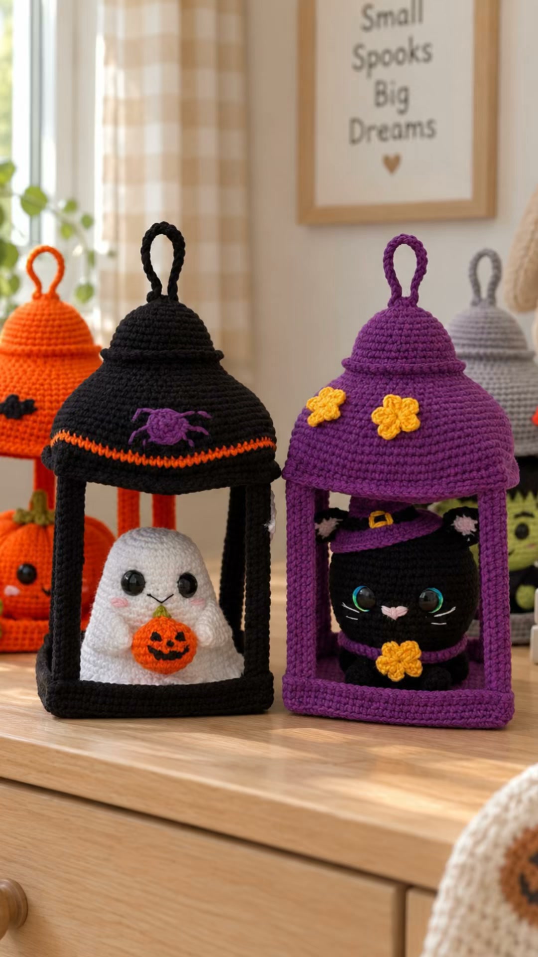 Modèle de Crochet Lanternes d’Halloween