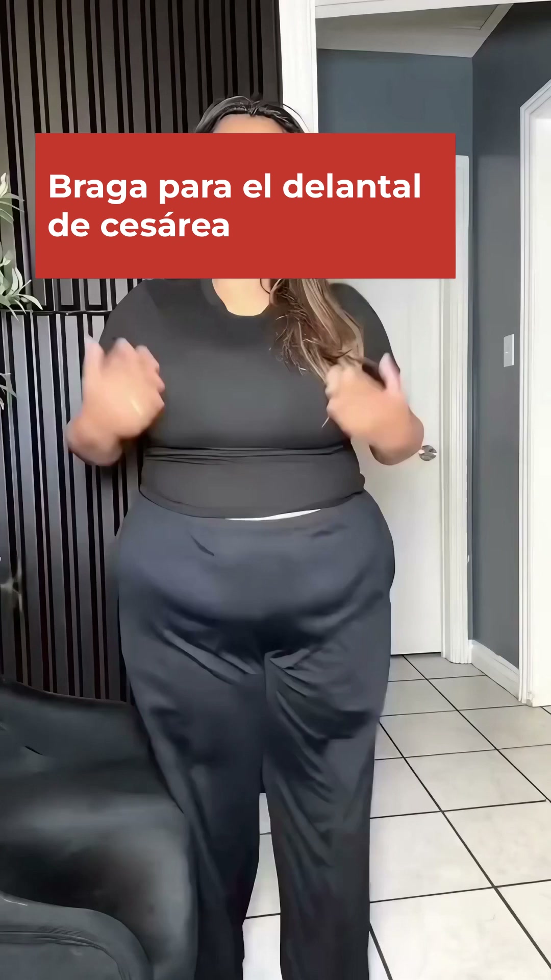 El delantal de cesárea no es grasa