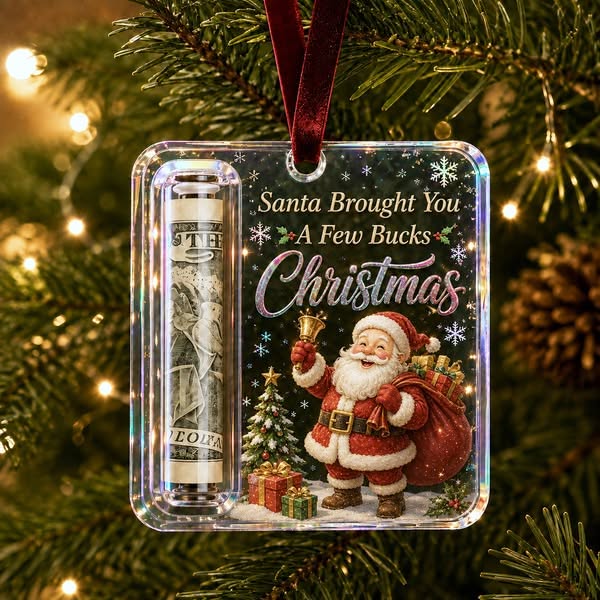 Christmas Cash Gift Ornament- Make Cash Feel Like
