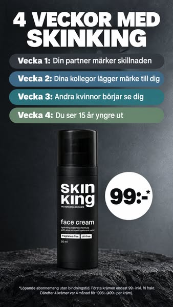 Torr hud? SkinKing håller huden återfuktad