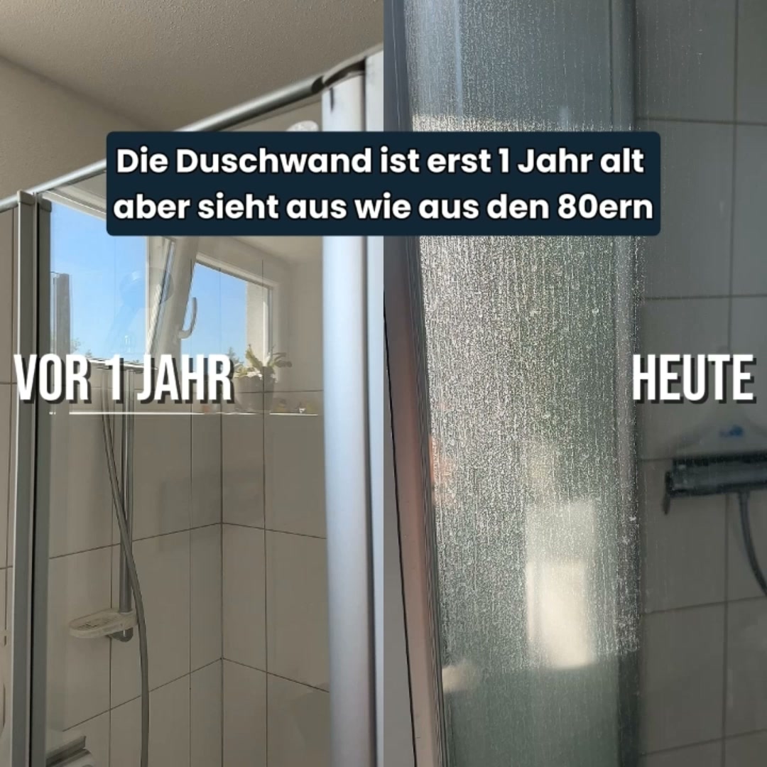 Wasser perlt ab