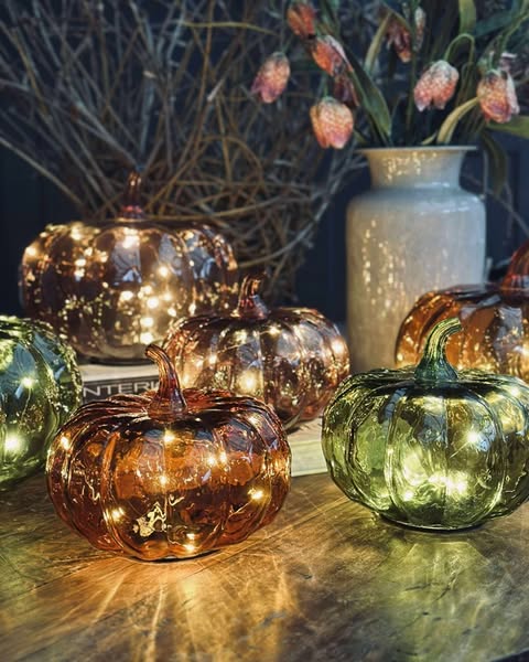 Kürbis small aus Glas – €13,95