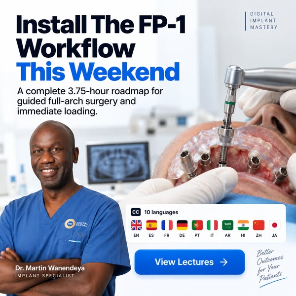 FP-1 Full-Arch Rehabilitation — Dr. Martin Wanendeya