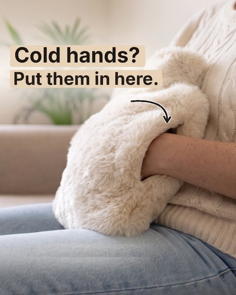The hot water bottle with a pocket