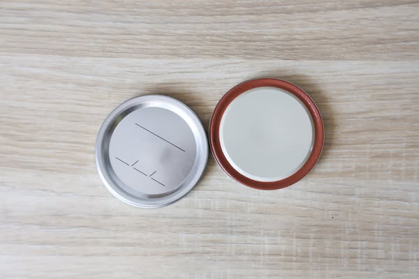 Set van 20 losse Regular Mouth mason jar dekselplaatjes
