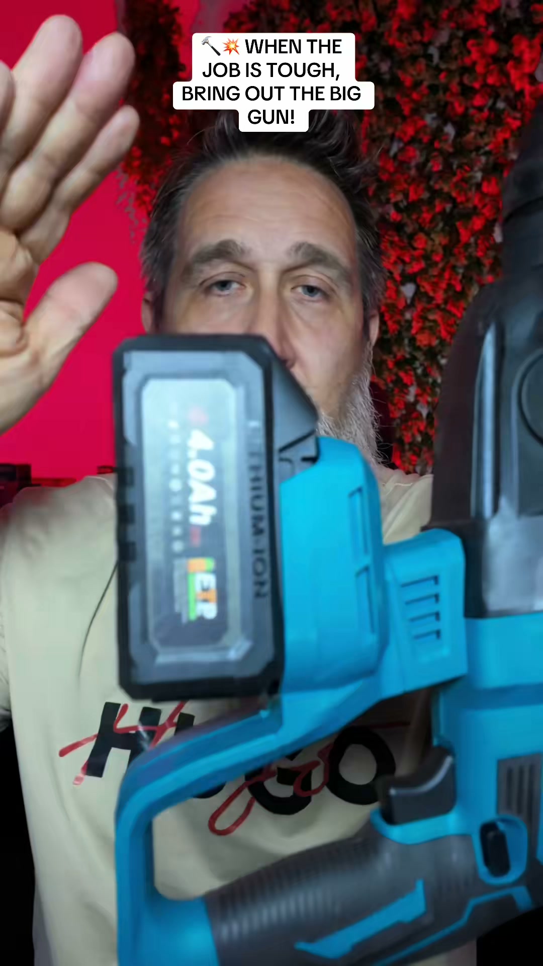 You don't need a rotary hammer drill. You need a tool that does 3 jobs in 1