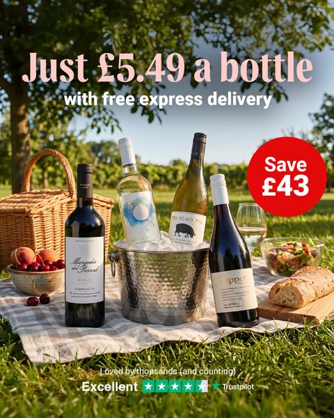 Six bottles for £32.94