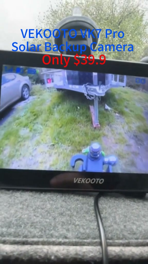 VEKOOTO VK7 Pro Solar Backup Camera | Only $39.9