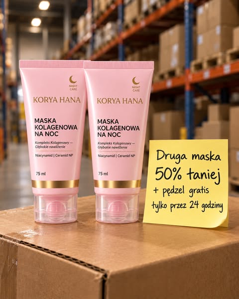 Druga Maska -50% + pędzel GRATIS ‼