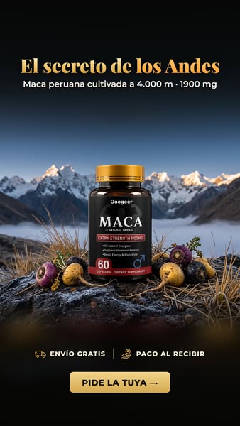 Maca 1900 mg · Envío gratis y pago al recibir