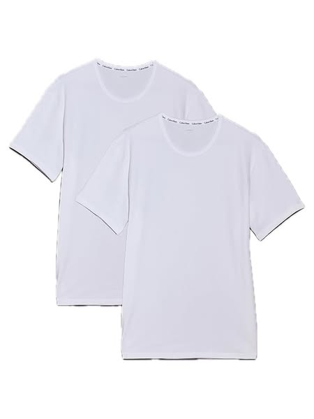 CALVIN KLEIN ΦΑΝΕΛΑΚΙΑ ΛΕΥΚΑ (2PACK)