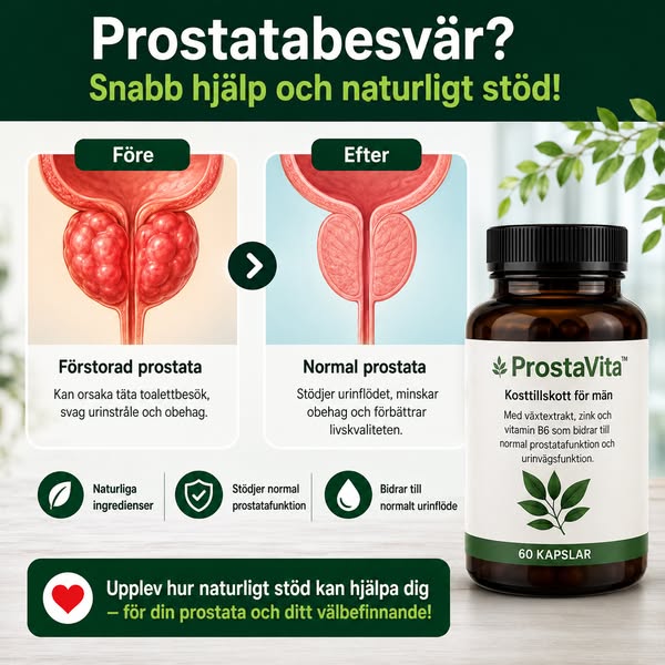 Stöd din prostatahälsa och ditt självförtroende på ett naturligt sätt
