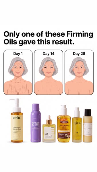 Body Firming Oils Compared: Sagging, Cellulite, Loose Skin