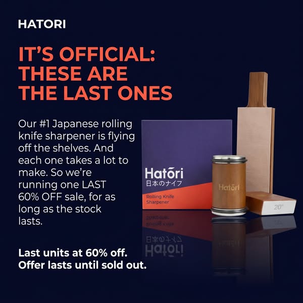 The last ones. 60% off.