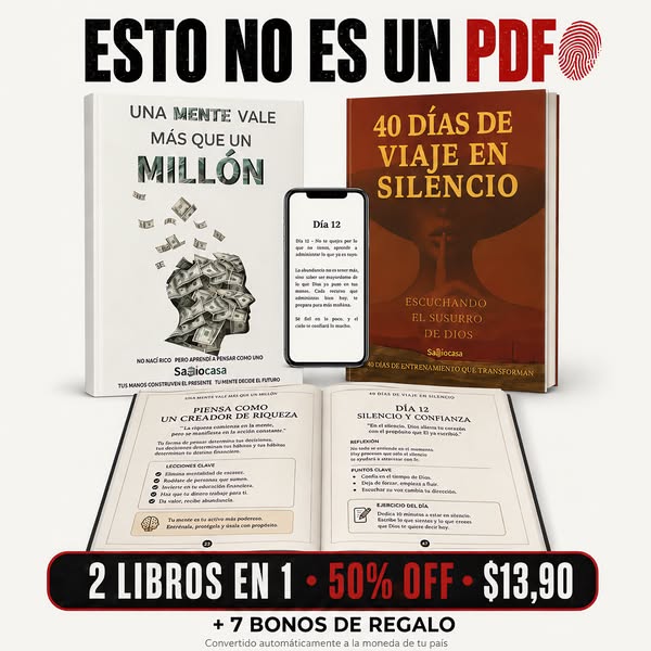50% OFF termina hoy: los 2 libros por $13,90