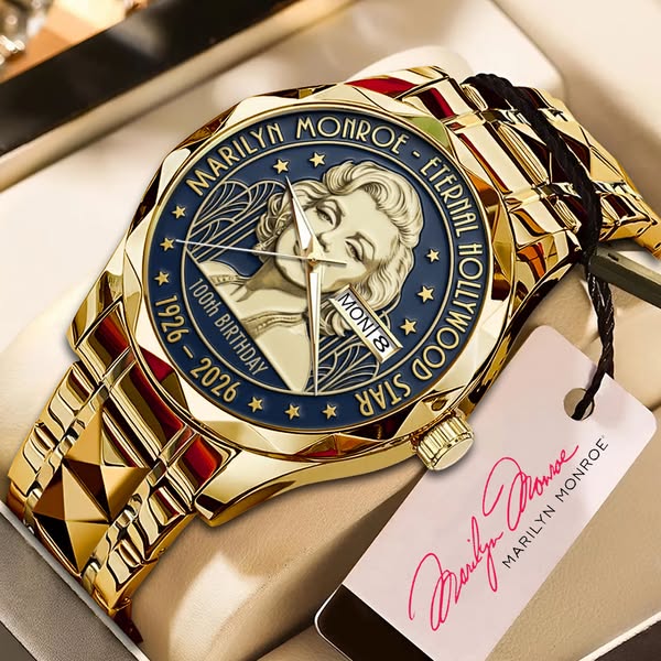 Marilyn Monroe 100th Anniversary Alloy Luxury Quartz Watch - NGHIAVT9396