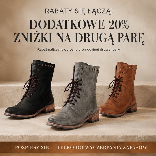 W końcu botki, w których chodzę cały dzień