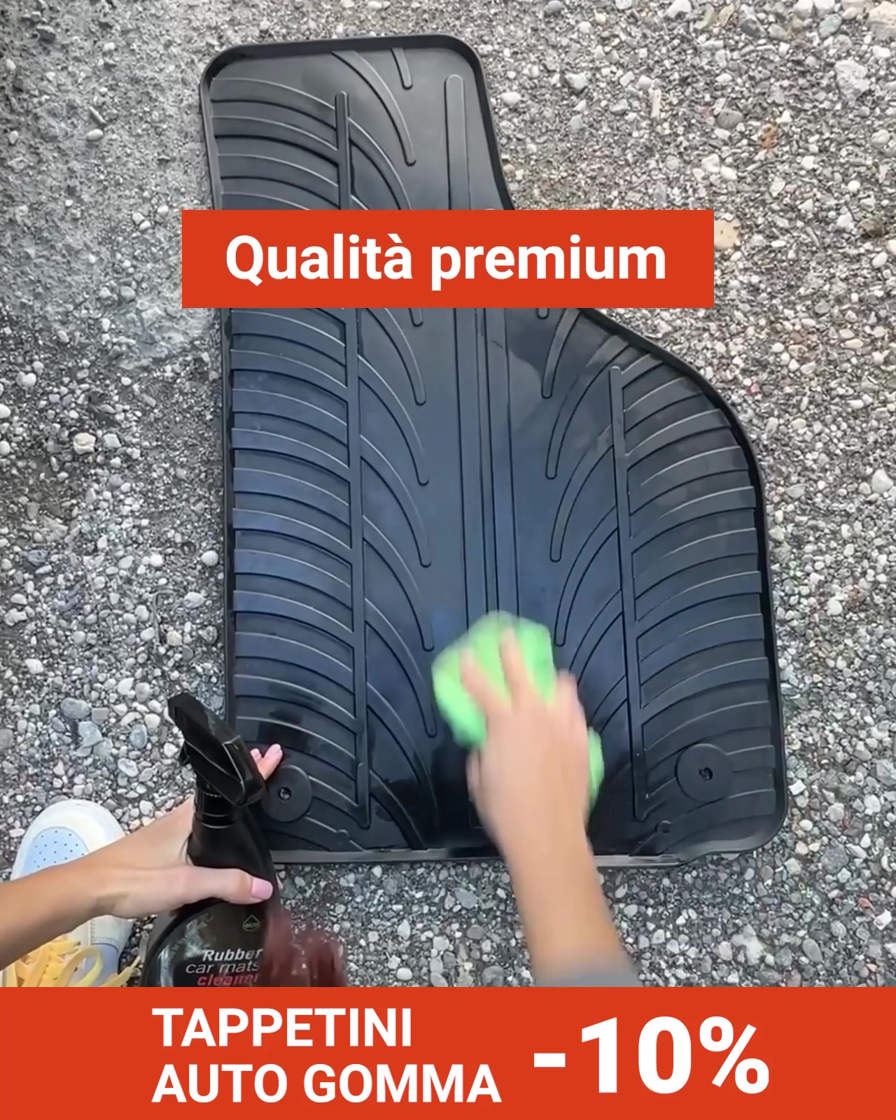 Tappetini auto gomma -10%