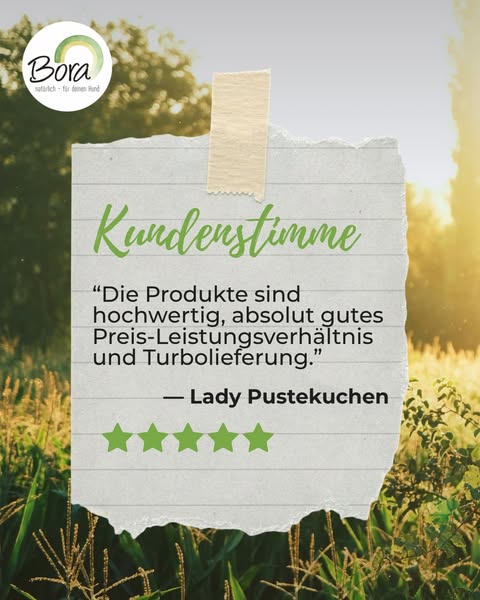 Bora's natürliche Kausnacks für deinen Hund!